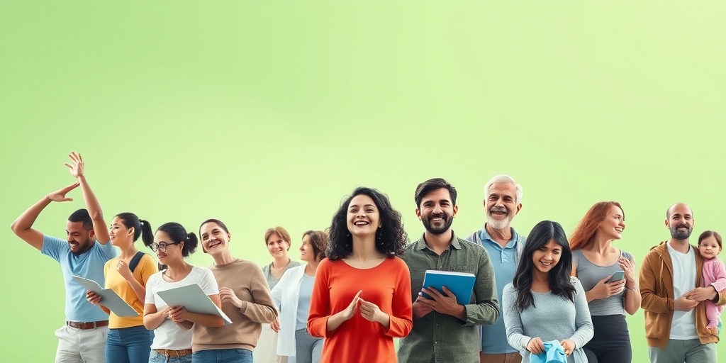 Post-treatment patients engage in joyful activities, symbolizing recovery from Chiari-Budd Syndrome, with a hopeful green and blue background.5.png