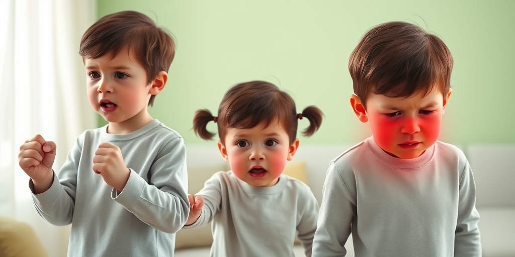 Signs of a tantrum illustrated through clenched fists and tear-filled eyes, set in a softly lit green room. 3.png