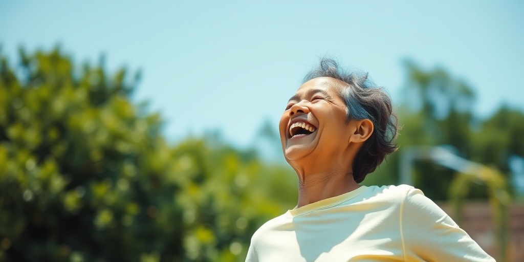 A healthier patient enjoys outdoor activities, surrounded by lush greenery, symbolizing recovery and hope after bilirubinemia treatment.  5.png