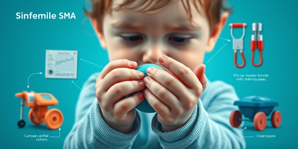 Close-up of a child's hands struggling to grasp a toy, reflecting determination against a calming blue background. 2.png