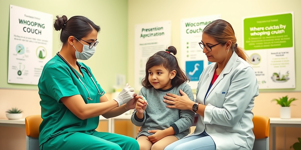 Family receives vaccinations at a bright clinic, with a nurse administering a vaccine and parents observing. 5.png