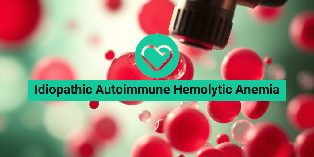 A blood sample under a microscope reveals abnormal red blood cells, highlighting Autoimmune Hemolytic Anemia. • Yesil Health AI