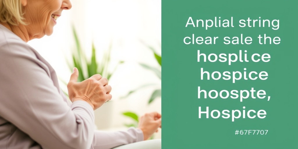 A compassionate caregiver holds a patient's hand, providing emotional support in a tranquil hospice setting filled with light.4.png