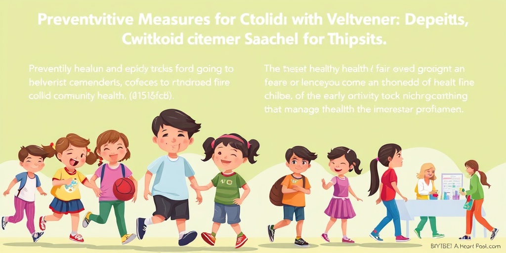 A diverse group of children engaging in healthy activities, symbolizing hope and wellness for those with ventricular septal defects.  5.png