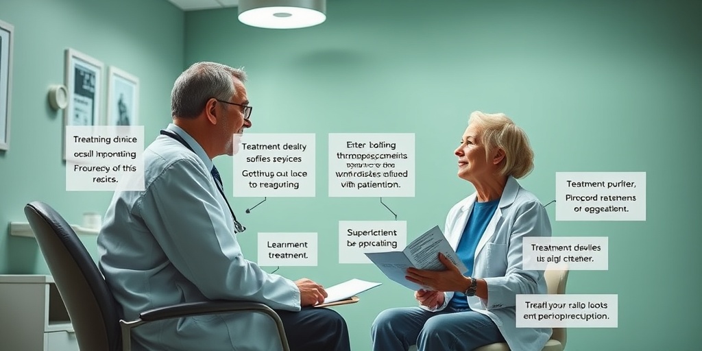 A healthcare professional discusses treatment options with a patient, showcasing empathy in a well-lit consultation room.4.png