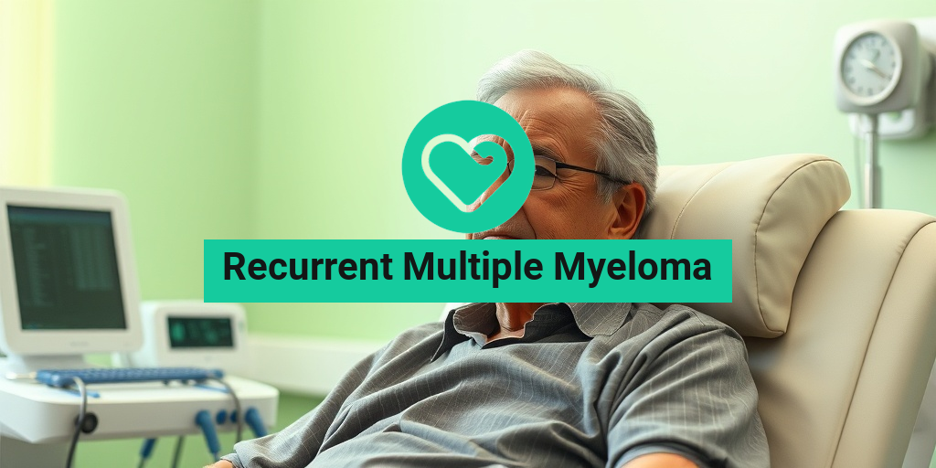 A middle-aged patient sits in a clinical chair, embodying determination amidst medical equipment in a calming environment. β’ Yesil Health