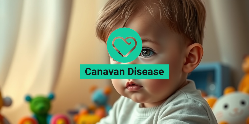 A young child with Canavan Disease sits in a cozy room, surrounded by colorful toys and gentle lighting. • Yesil Health AI