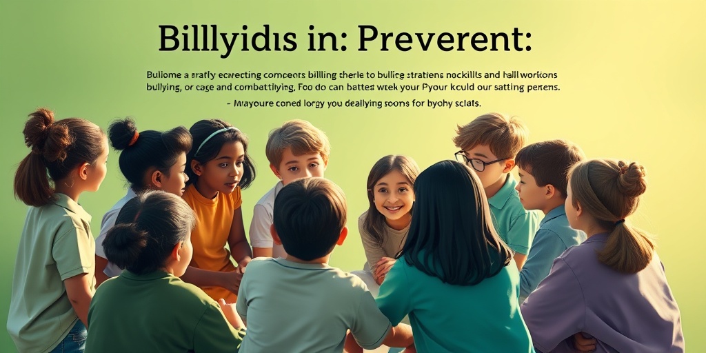 Children engage in a supportive discussion circle, sharing anti-bullying strategies, surrounded by a warm, inviting atmosphere.  4.png