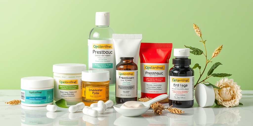 Various pimple treatment options are artistically arranged on a clean surface, illuminated by soft lighting for a fresh look.  4.png