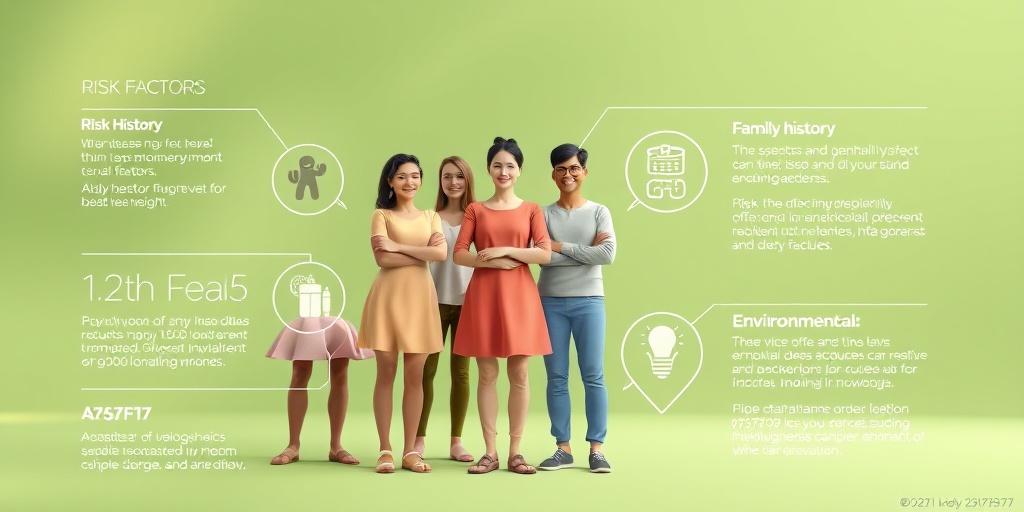 A diverse group stands together, representing risk factors for Dysmyelogenic conditions, with infographics highlighting awareness and education.  3.png