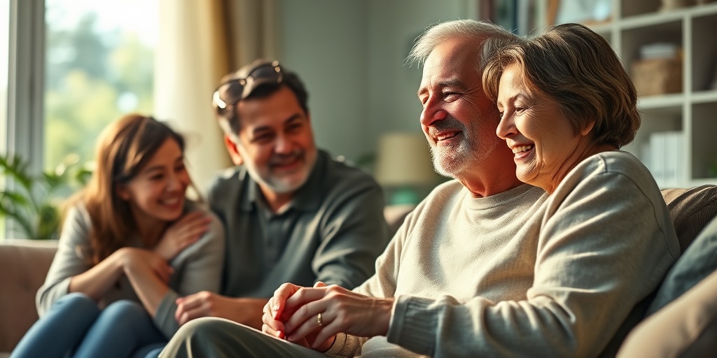 A patient engages in daily activities at home, surrounded by family, symbolizing hope and resilience in the face of cancer. 5.png