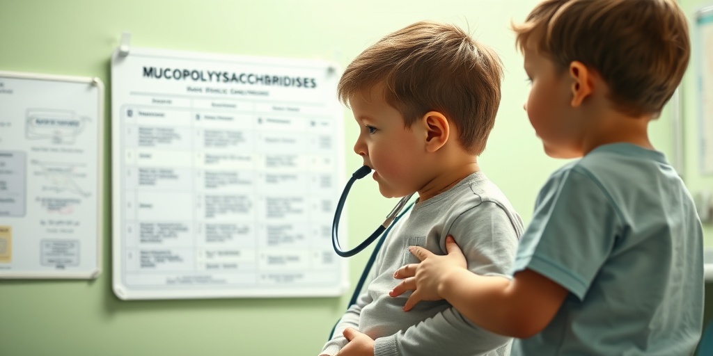 A pediatrician examines a child in a clinical setting, focusing on their interaction and diagnostic criteria chart.  4.png