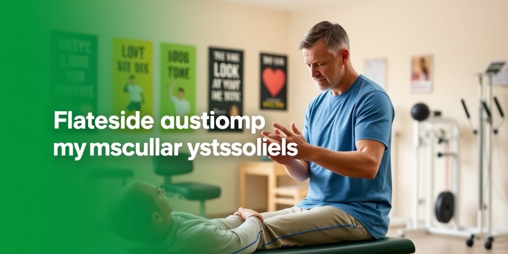 A physical therapist guides a patient through exercises in a rehabilitation setting, showcasing the importance of therapy and support.  4.png