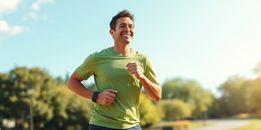 An individual jogs in a scenic park, wearing a fitness tracker, embodying resilience and a healthy lifestyle.  5.png