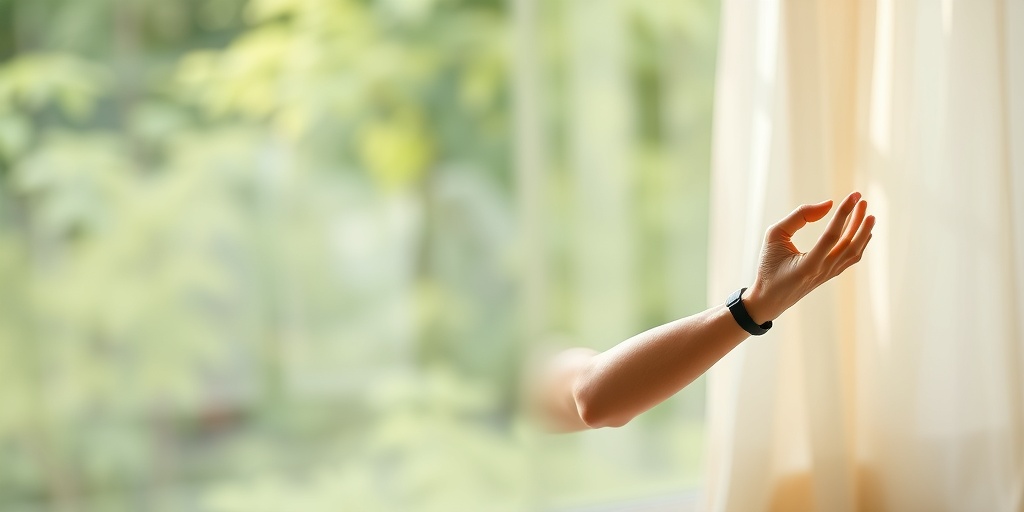 An individual practices yoga in a serene environment, embodying resilience while living with MCTD.  5.png