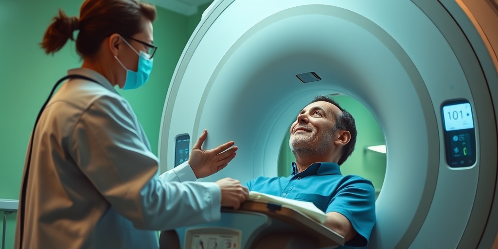 A medical professional conducts a brain scan, capturing patient emotions in a modern facility with a calming color palette.4.png