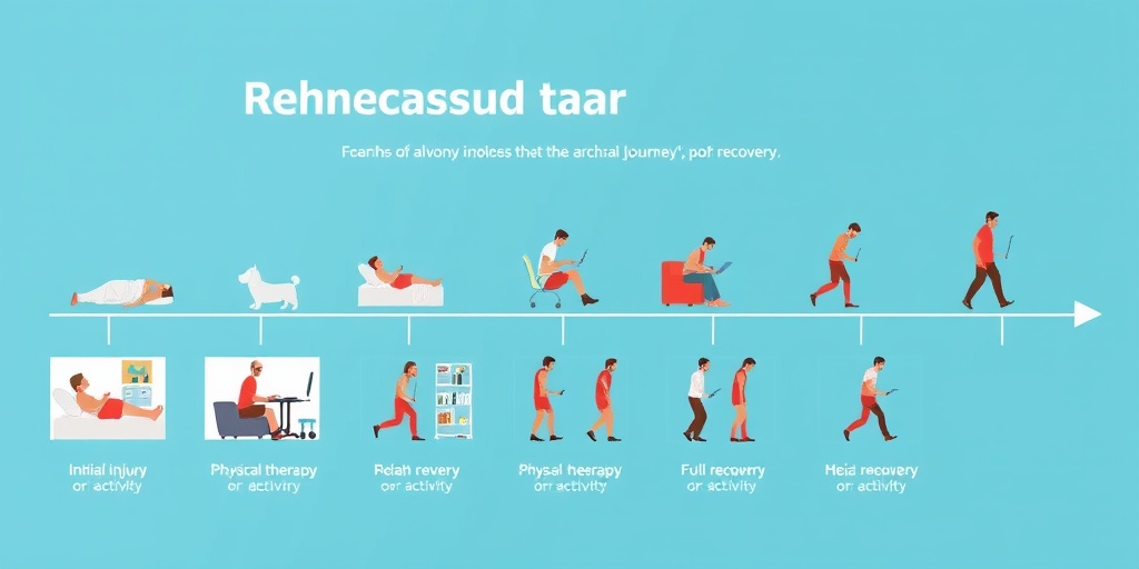 A timeline graphic visually represents the recovery stages of a meniscus tear, emphasizing the journey from injury to full recovery.  5.png