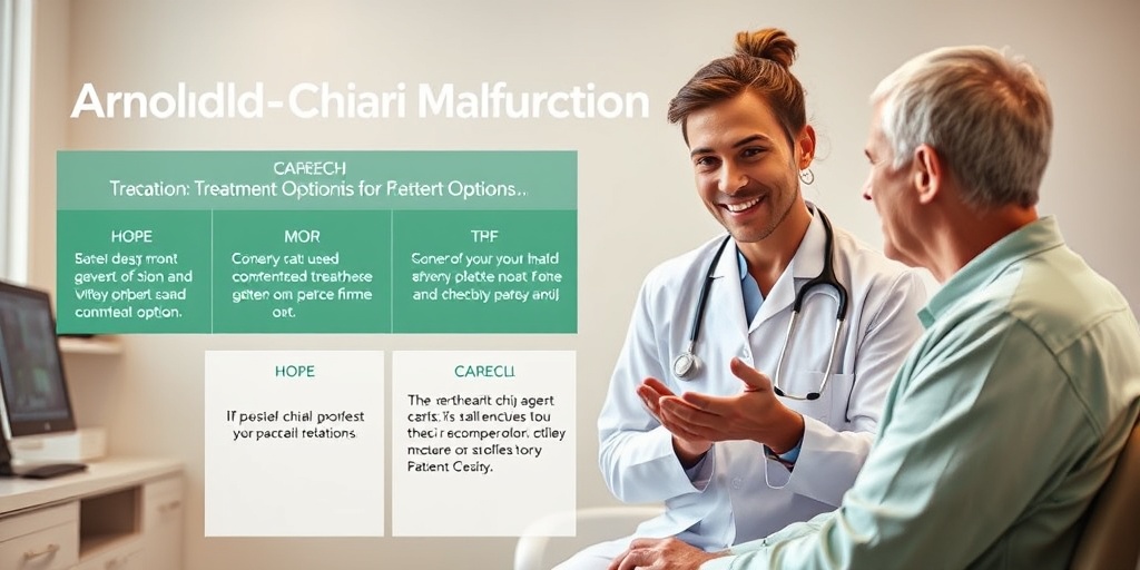 A compassionate healthcare professional discussing surgical options with a patient in a modern office, emphasizing support and hope.  4.png