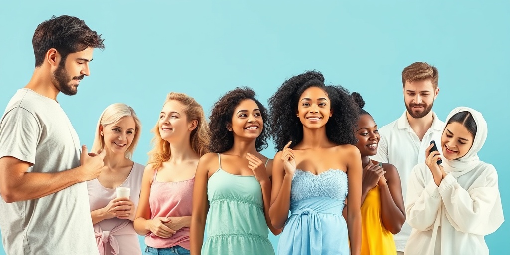 A diverse group applies sunscreen and moisturizes, emphasizing proactive scar prevention in a serene blue environment.4.png