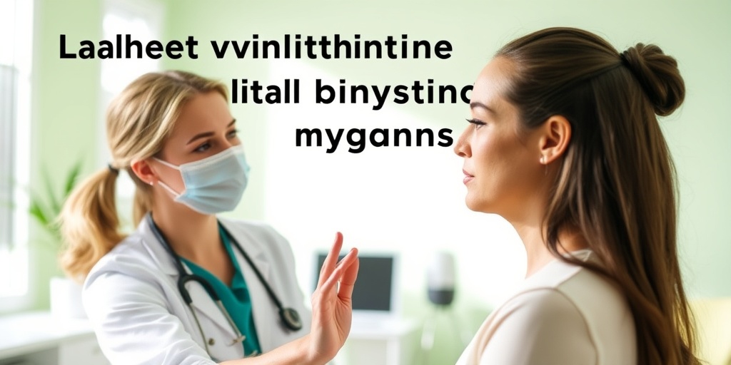 A healthcare professional guiding a patient through vestibular rehabilitation exercises in a bright, inviting clinic.  4.png