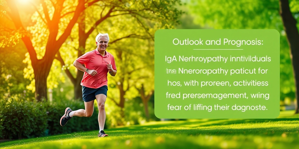 A hopeful patient jogging in a park, symbolizing a positive outlook on life with IgA Nephropathy.5.png