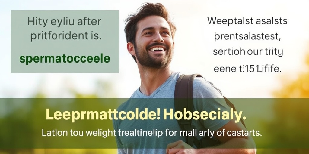 A male patient enjoying outdoor activities post-treatment, symbolizing recovery and renewed confidence after spermatocele management.  5.png