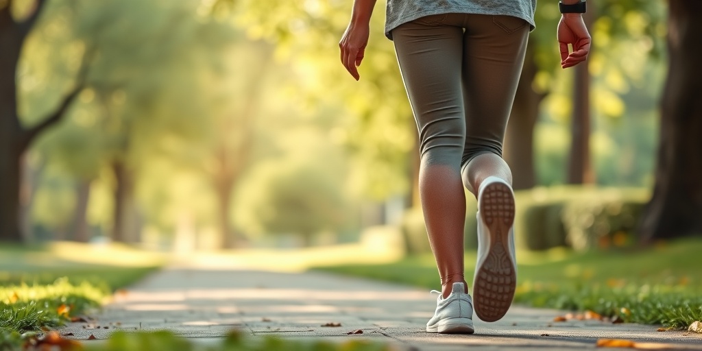 A person practices gentle yoga in a park, symbolizing resilience while managing Kneecap Tracking Disorder against a green backdrop.  5.png