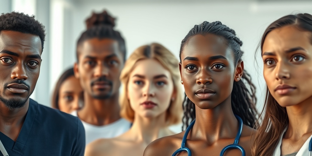 Diverse individuals in a clinical setting, displaying varying skin types, emphasizing CMTC risk factors and awareness.  3.png