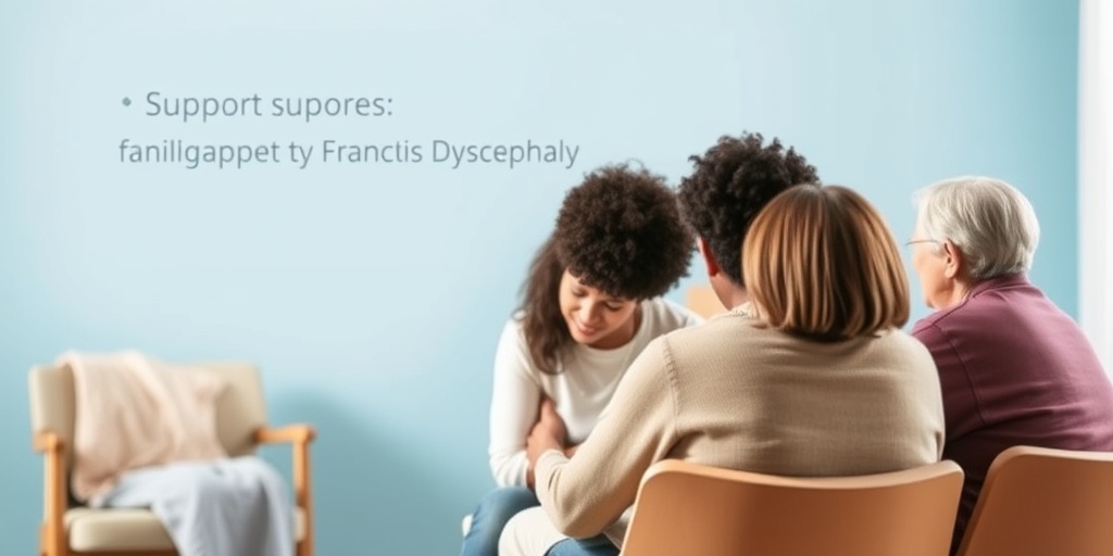 Parents and caregivers share experiences in a support group, fostering community and understanding in a warm environment.  5.png