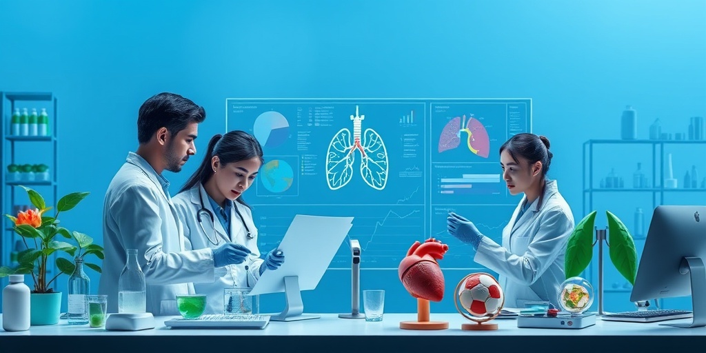 Scientists in a laboratory setting analyze data on Familial Primary Pulmonary Hypertension, showcasing the pursuit of understanding and treatment advancements.  5.png