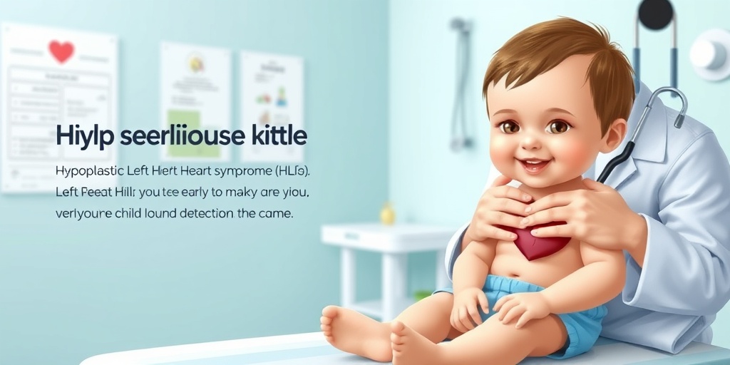 A cheerful child with HLHS sits on an exam table, being gently examined by a pediatrician in a calming environment.  2.png