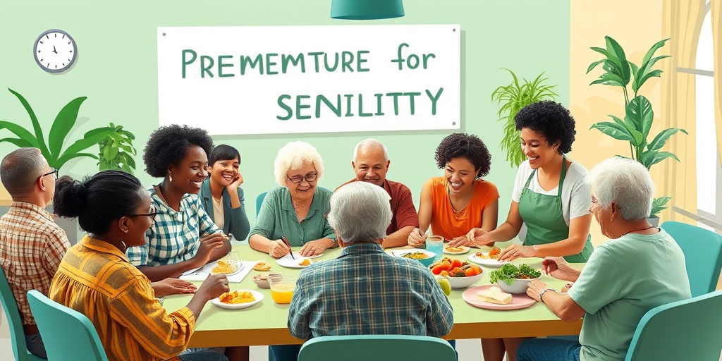 A community workshop showcases diverse participants enjoying brain games and healthy cooking, promoting proactive measures for cognitive health.  5.png