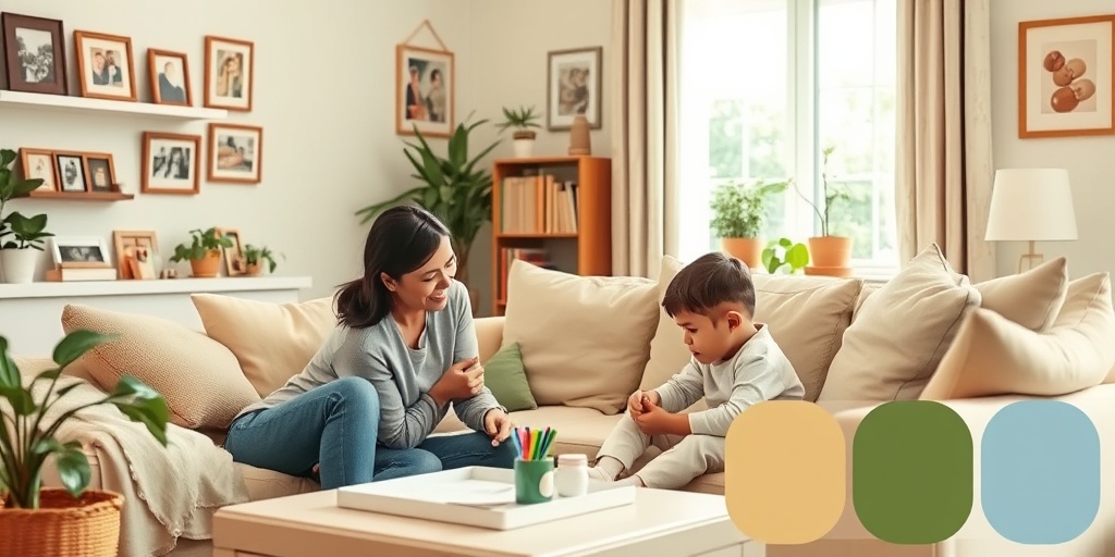 A family discusses absence seizure management in a cozy living room, filled with warmth, support, and understanding. 5.png