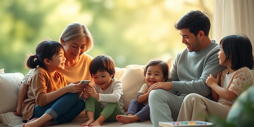 A family shares moments of support and resilience while living with Glucosyl Ceramide Lipidosis in a serene environment.  4.png