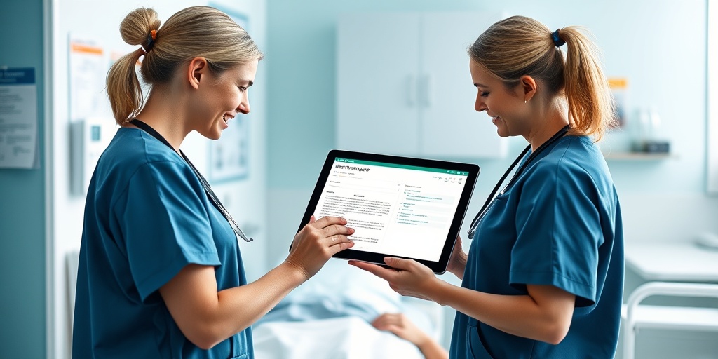 A nurse documents an incident while a family observes, showcasing the significance of accurate reporting in patient safety for WHS.  4.png