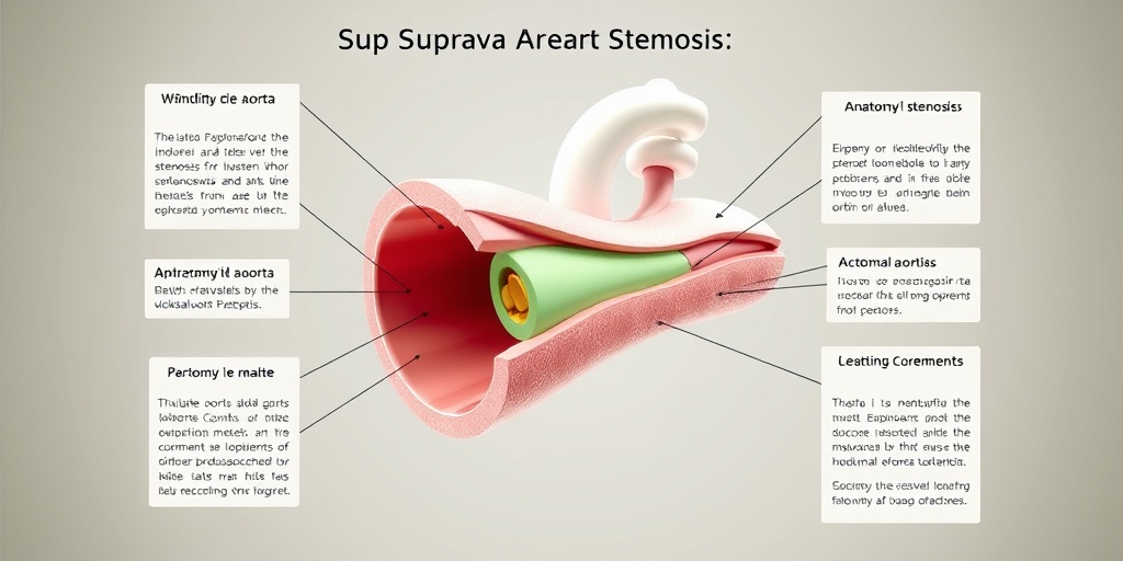 Cross-section of the aorta illustrating supravalvar aortic stenosis, with anatomical labels for educational clarity.  2.png