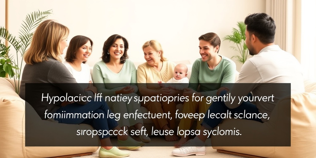 Families affected by HLHS gather in a cozy room, sharing stories and support, fostering a sense of community and hope.  5.png