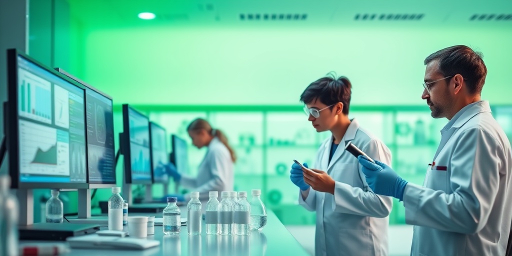 Scientists in a laboratory setting researching Carcinoid Apudoma, highlighting innovation and dedication towards advancing treatment.  5.png