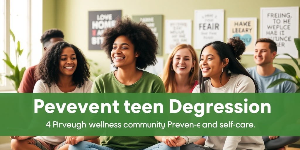 A diverse group of teenagers participates in a wellness workshop, engaging in yoga and art therapy in a positive environment.  5.png