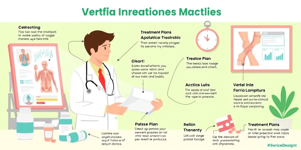 A healthcare professional discusses treatment options with a patient in a bright, modern medical setting filled with visual aids.  4.png