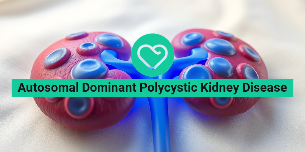 A human kidney affected by ADPKD, showcasing multiple cysts against a soft white background with blue highlights. β’ Yesil Health AI