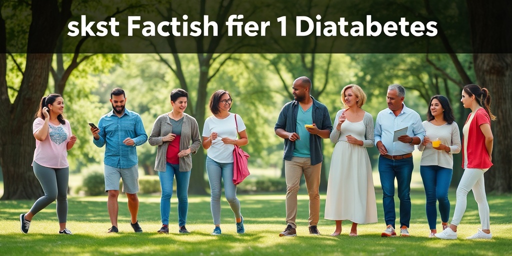 A diverse group in a park engages in healthy activities, promoting awareness of Type 1 Diabetes risk factors.3.png