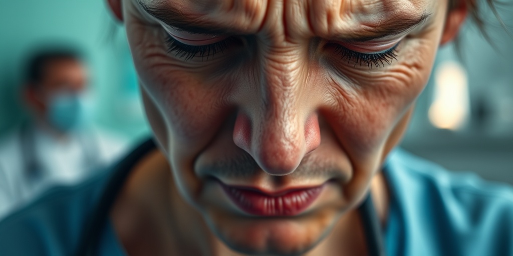 Close-up of a patient's face showing discomfort, highlighting the emotional impact of pudendal neuralgia symptoms.  2.png