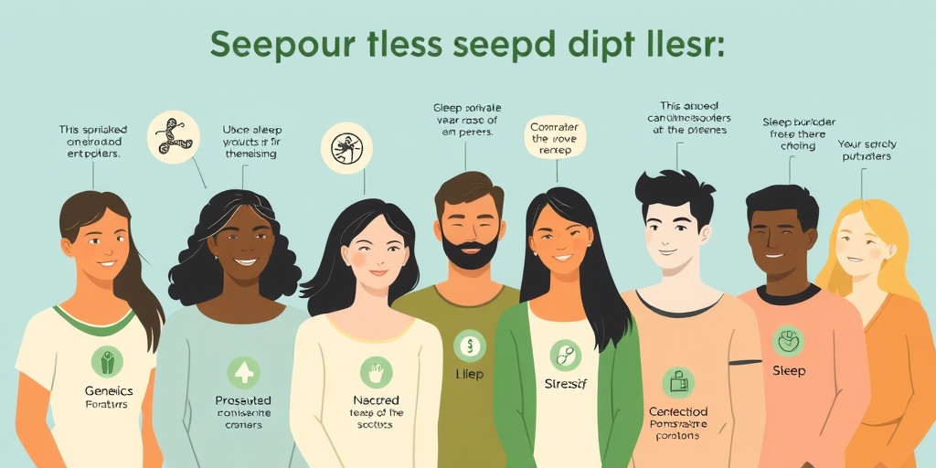 Diverse individuals depicted with symbols of sleep epilepsy risk factors, set in a supportive environment for awareness.  3.png