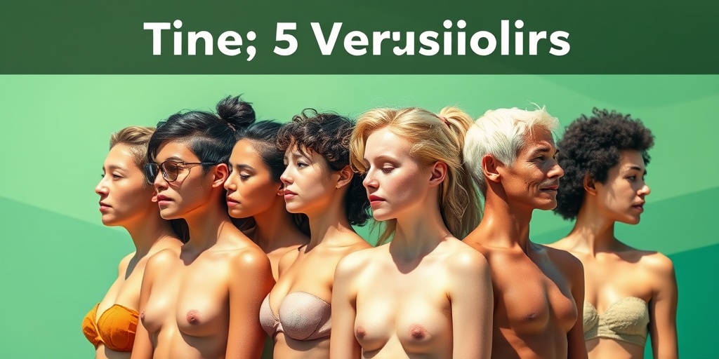 Diverse individuals in sunny environments displaying Tinea Versicolor risk factors, set against a blend of green and creamy whites.  3.png