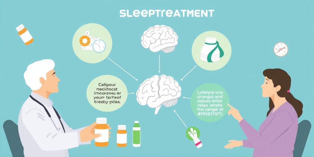 Healthcare professional discussing sleep epilepsy treatments with a patient, surrounded by medication and lifestyle change visuals.  4.png