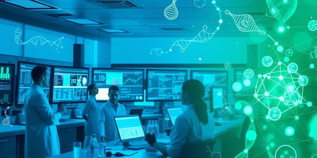 Scientists conduct innovative research on MSA, analyzing data and discussing findings in a high-tech laboratory setting.  5.png