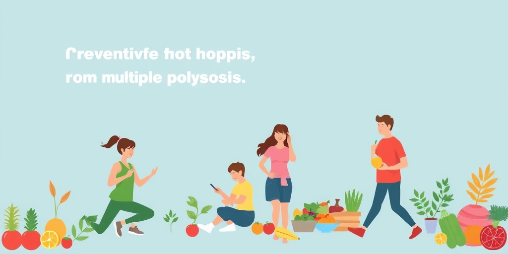 A family engages in healthy activities, preparing nutritious meals against a soft blue background, promoting preventive health measures.  5.png