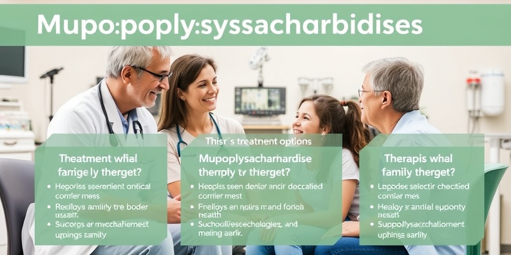 A healthcare professional discusses treatment options for Mucopolysaccharidoses in a modern, calming clinic environment.  4.png