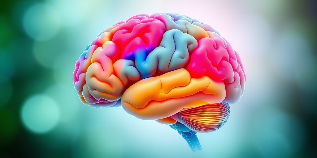 An abstract brain illustration highlights Alzheimer's-affected areas, blending vibrant colors with serene greens and blues.  3.png